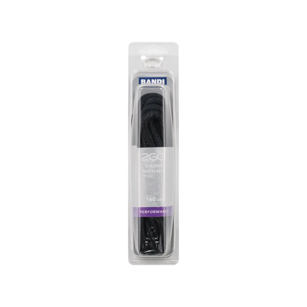 2GO Sorte Snrebnd 160 cm