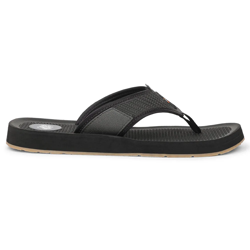 A-HA Black Casual Slipper For Men ANCO-10 By Liberty