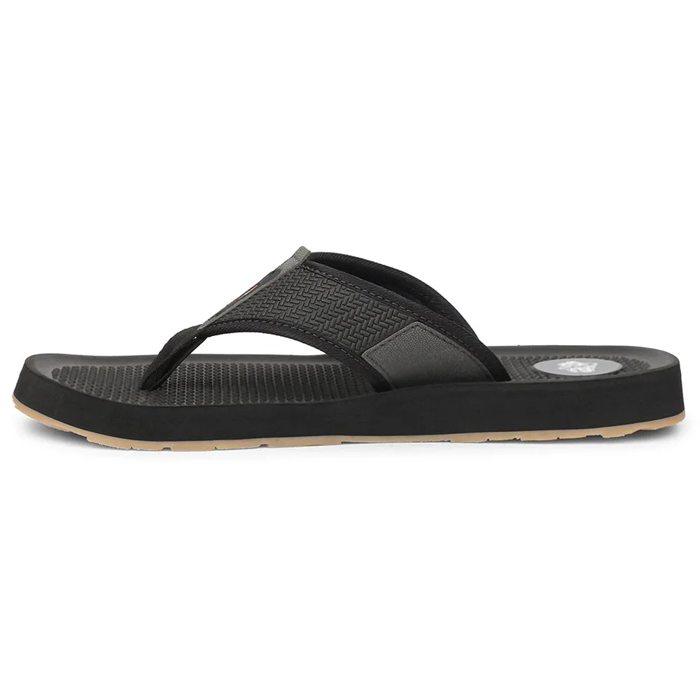 A-HA Black Casual Slipper For Men ANCO-10 By Liberty