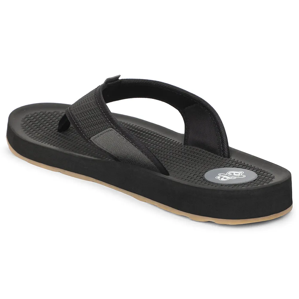 A-HA Black Casual Slipper For Men ANCO-10 By Liberty