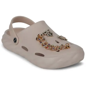A-HA Peach Slingback Clogs For Women BEACHWALKL By Liberty