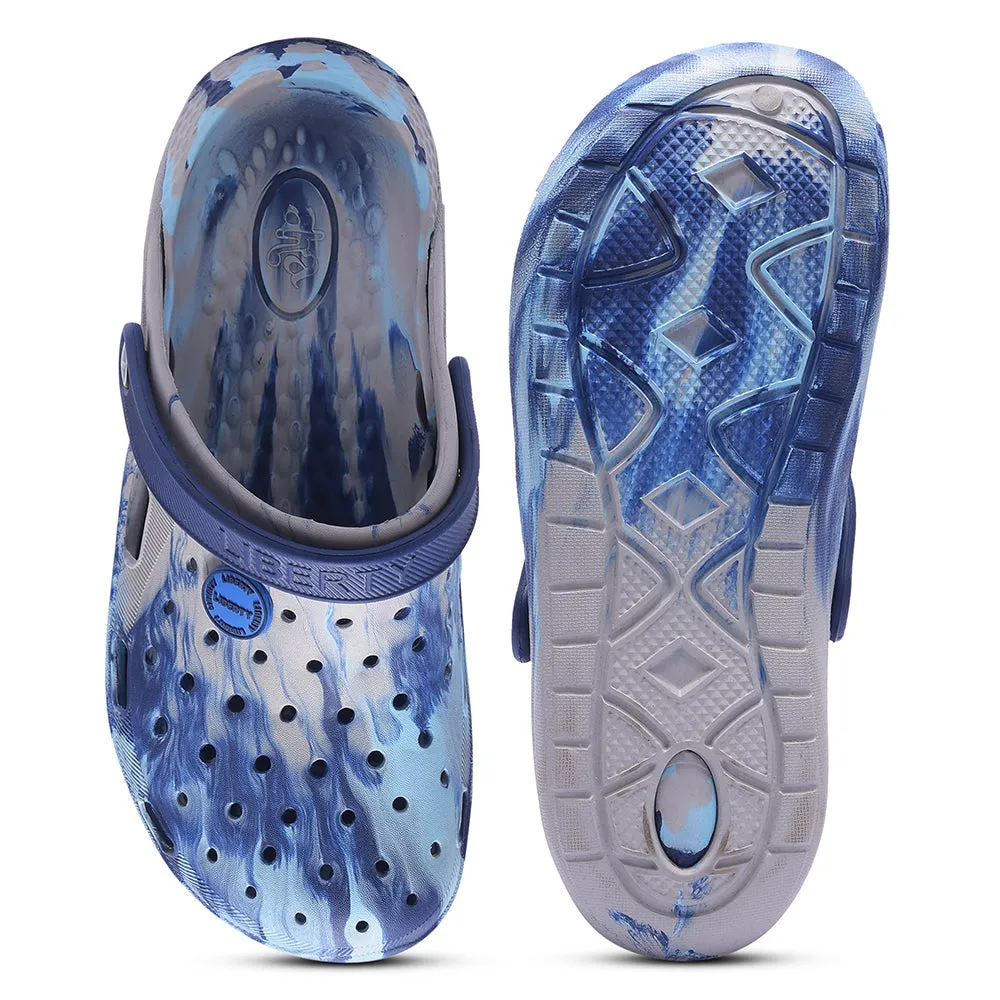 A-HA Royal Blue Slingback Clogs For Men LPMXT-961E By Liberty