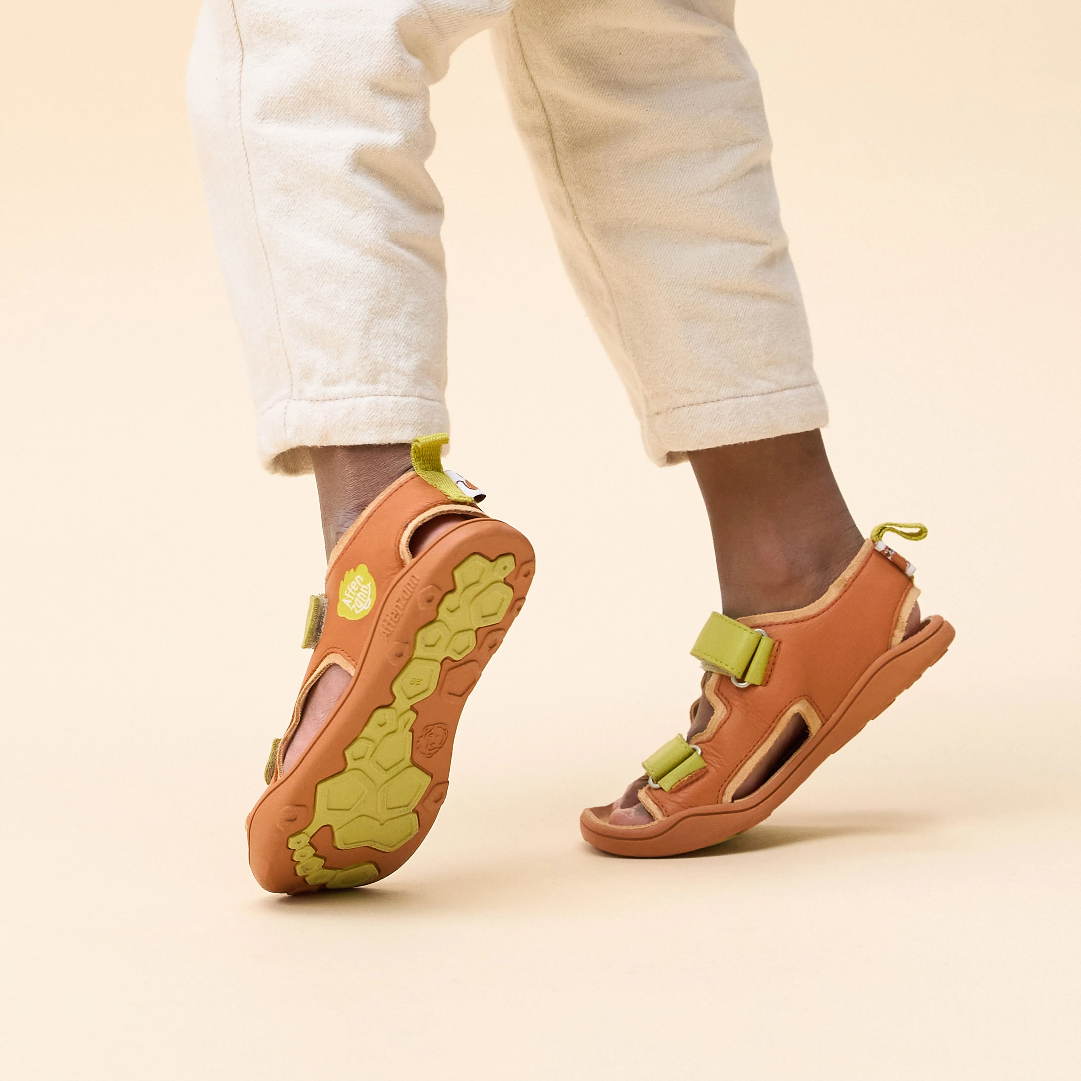 Affenzahn Leather Airy  Brnesandaler  Cat