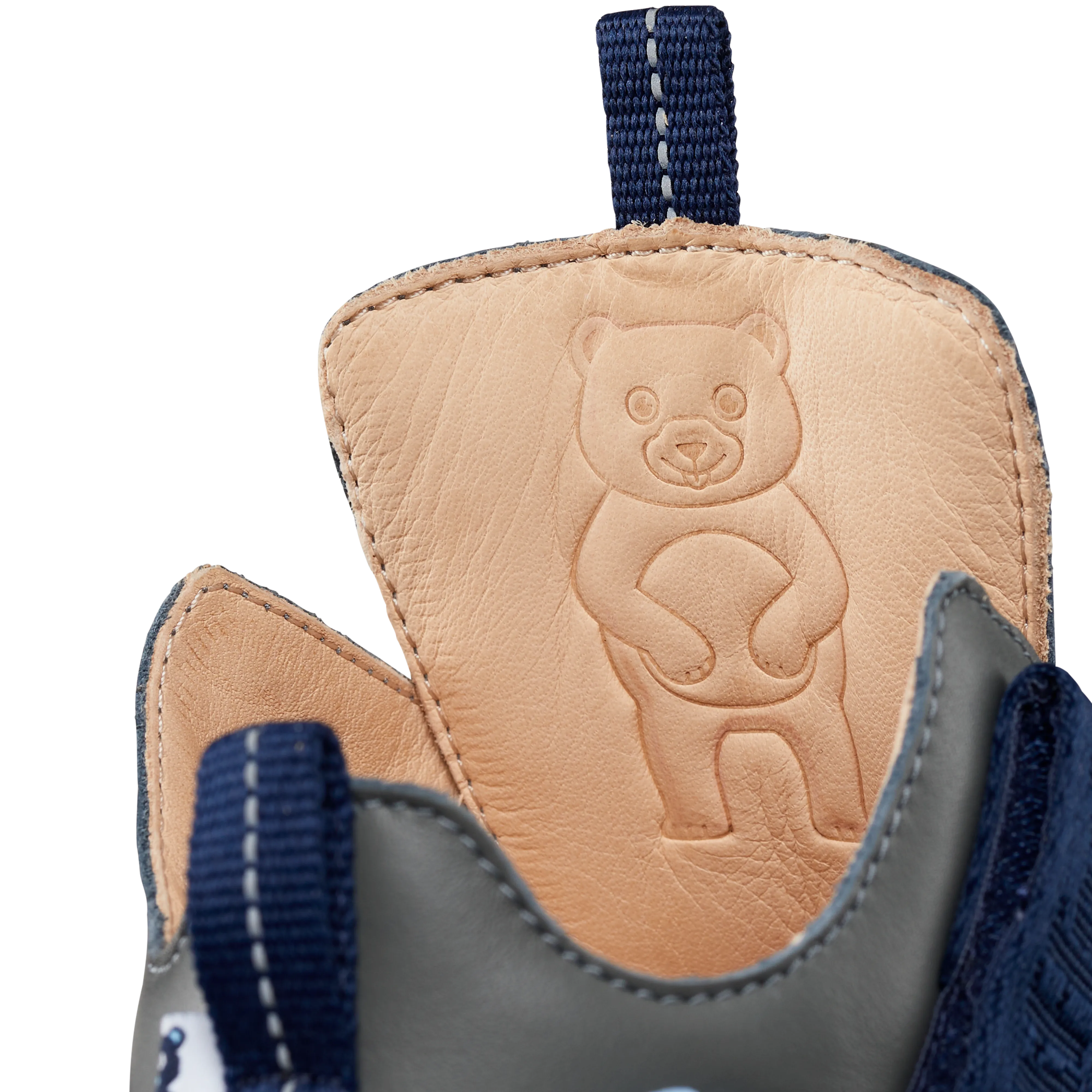 Affenzahn Leather Buddy  Bear / Darker Blue
