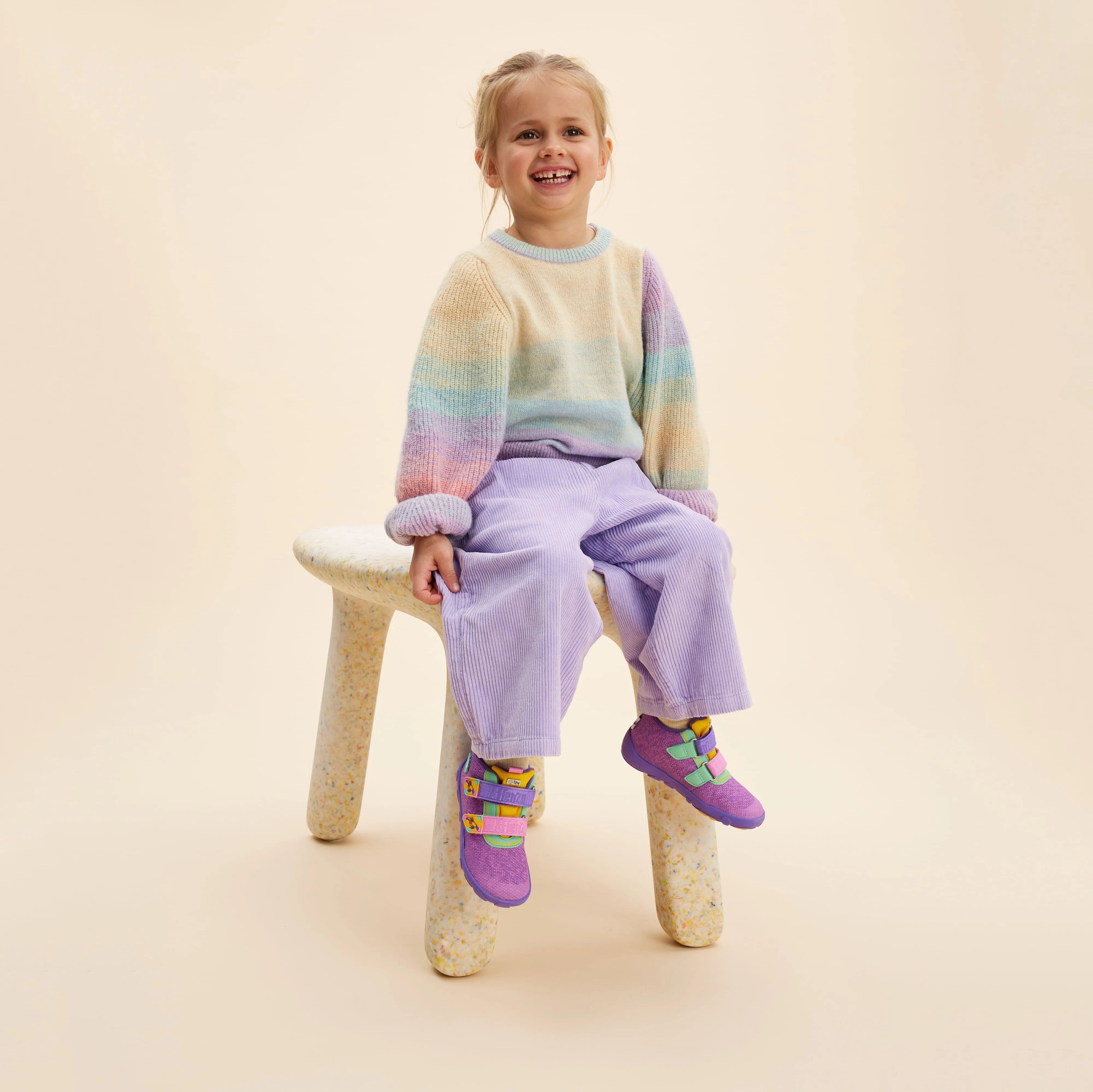 Affenzahn Low Boot Knit Happy  Creative Toucan