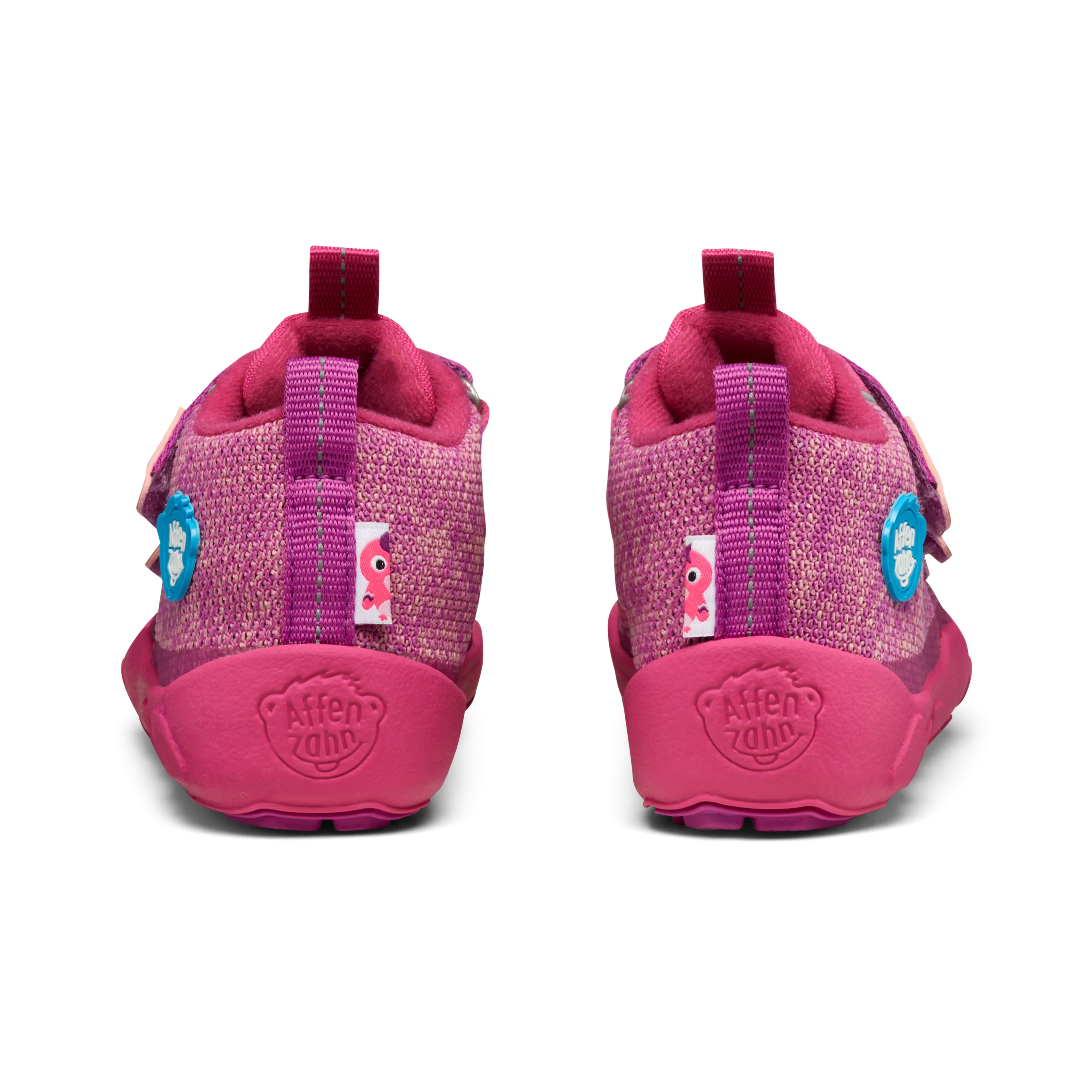 Affenzahn Low Boot Knit Happy  Overgangssko  Flamingo
