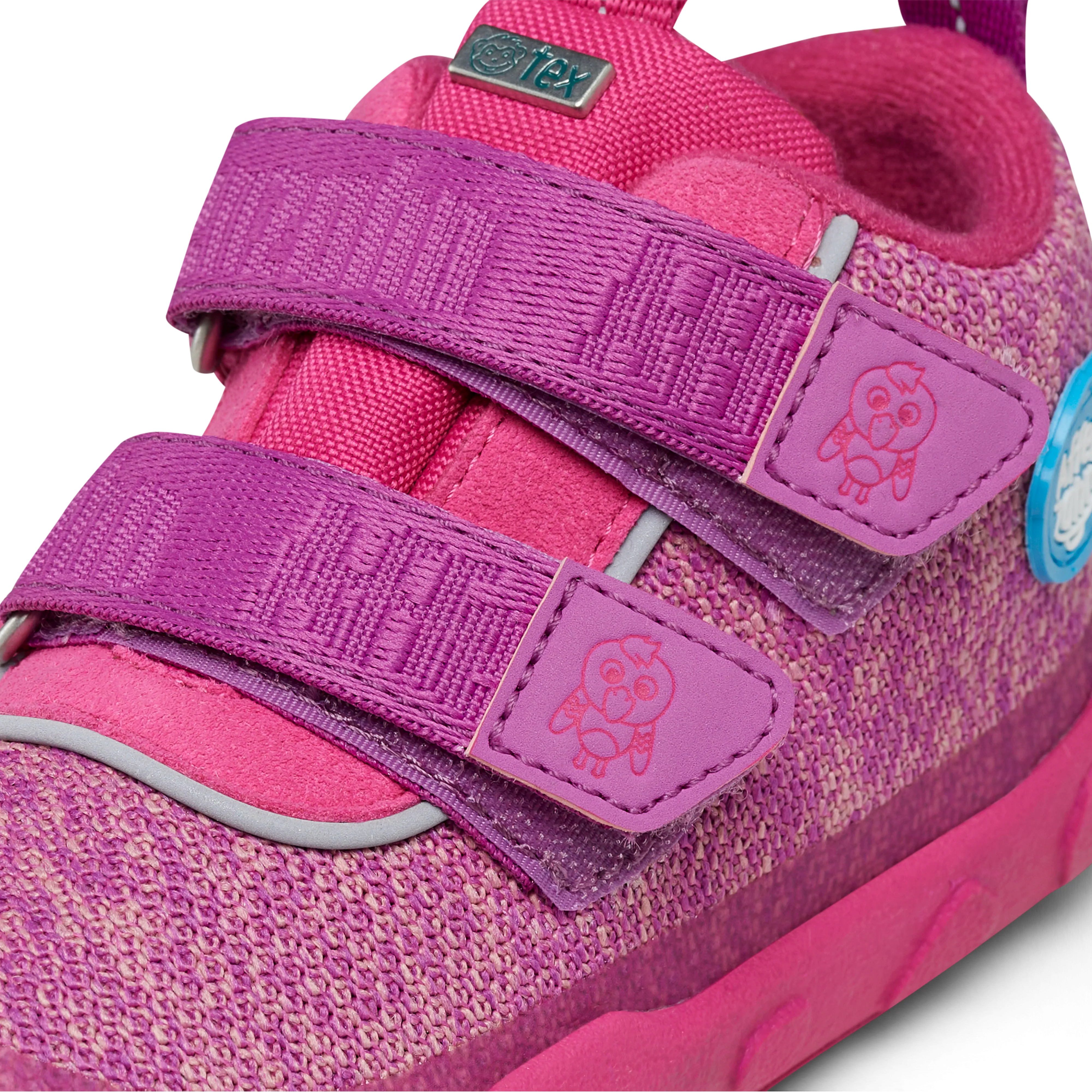 Affenzahn Low Boot Knit Happy  Overgangssko  Flamingo