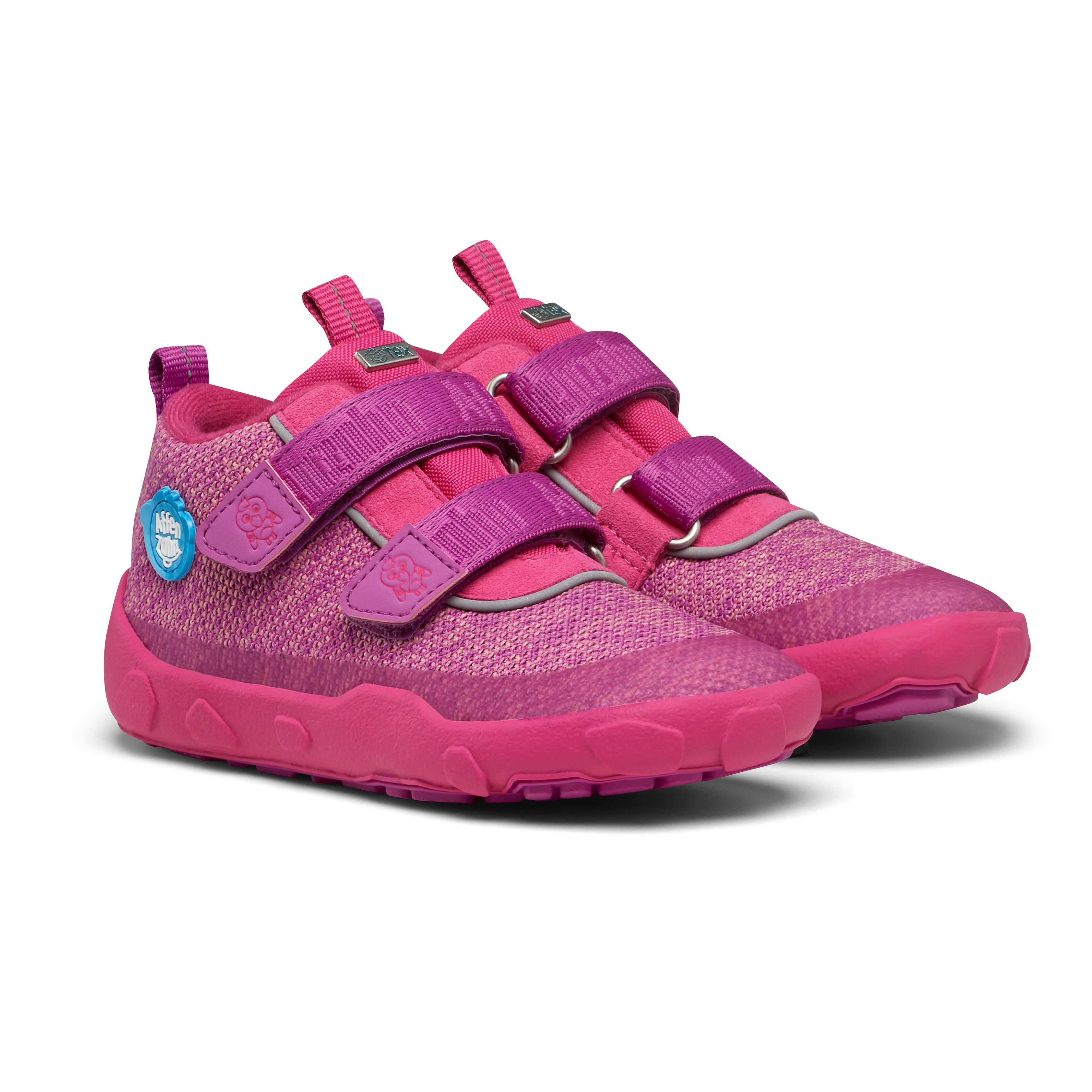 Affenzahn Low Boot Knit Happy  Overgangssko  Flamingo