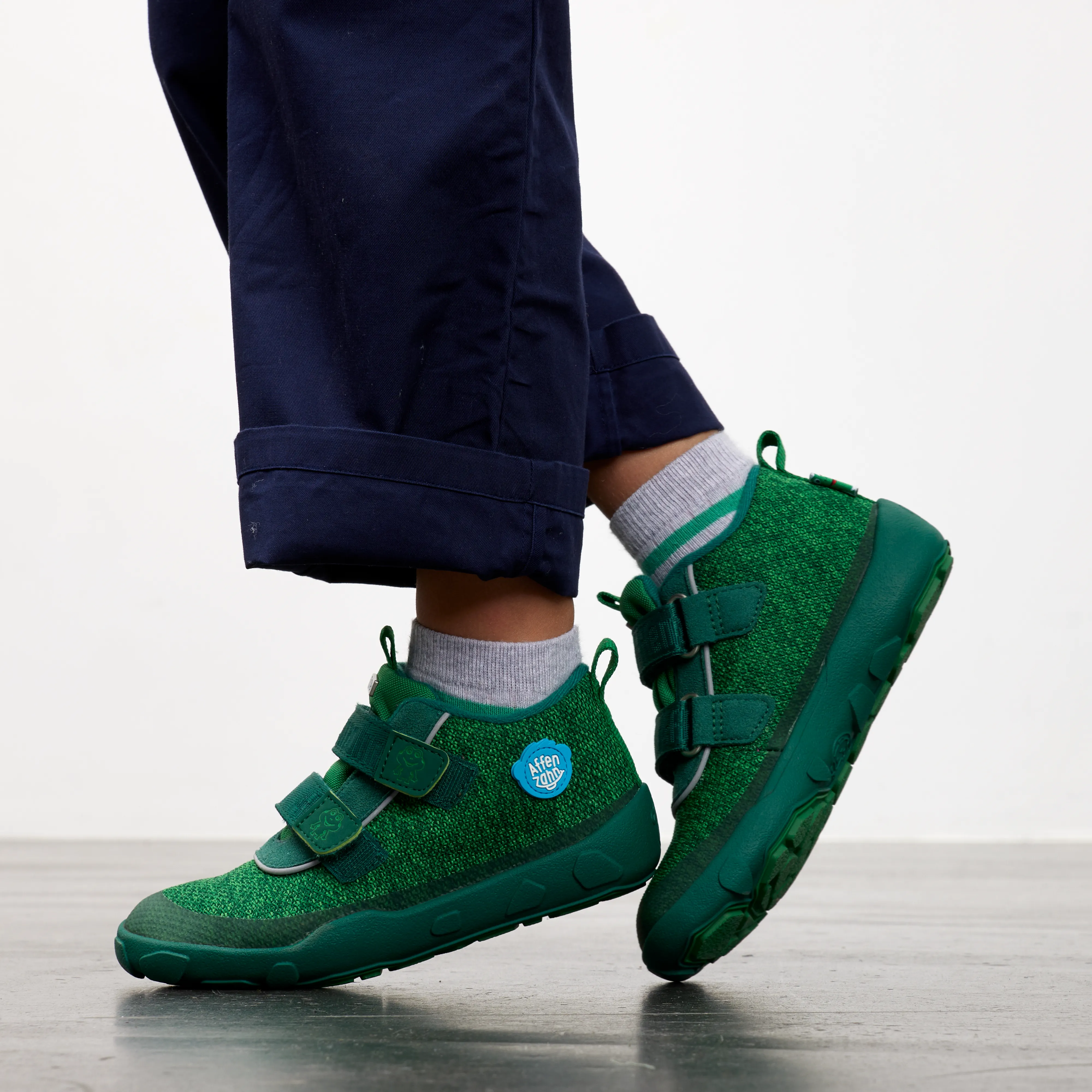 Affenzahn Low Boot Knit Happy  Overgangssko  Frog