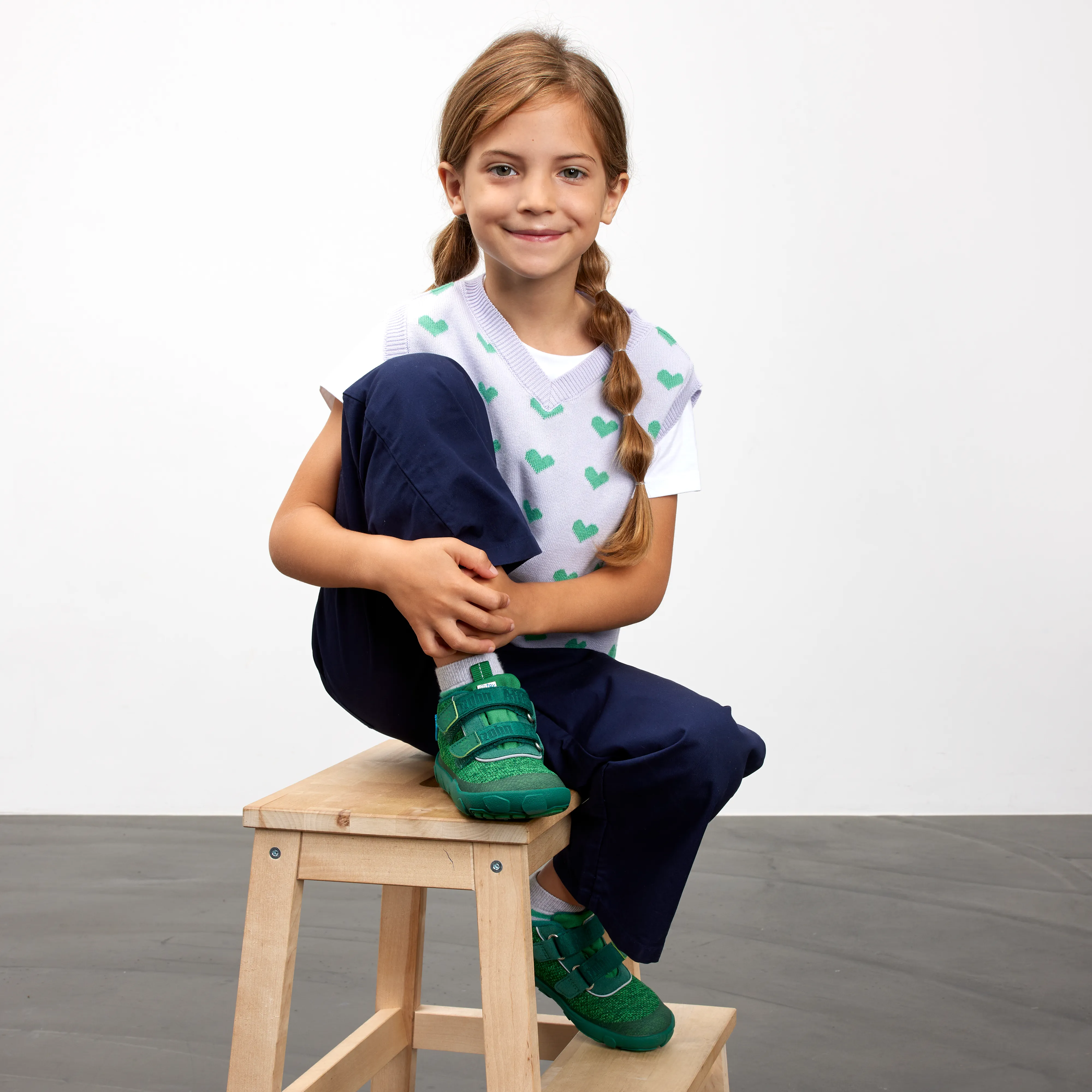 Affenzahn Low Boot Knit Happy  Overgangssko  Frog