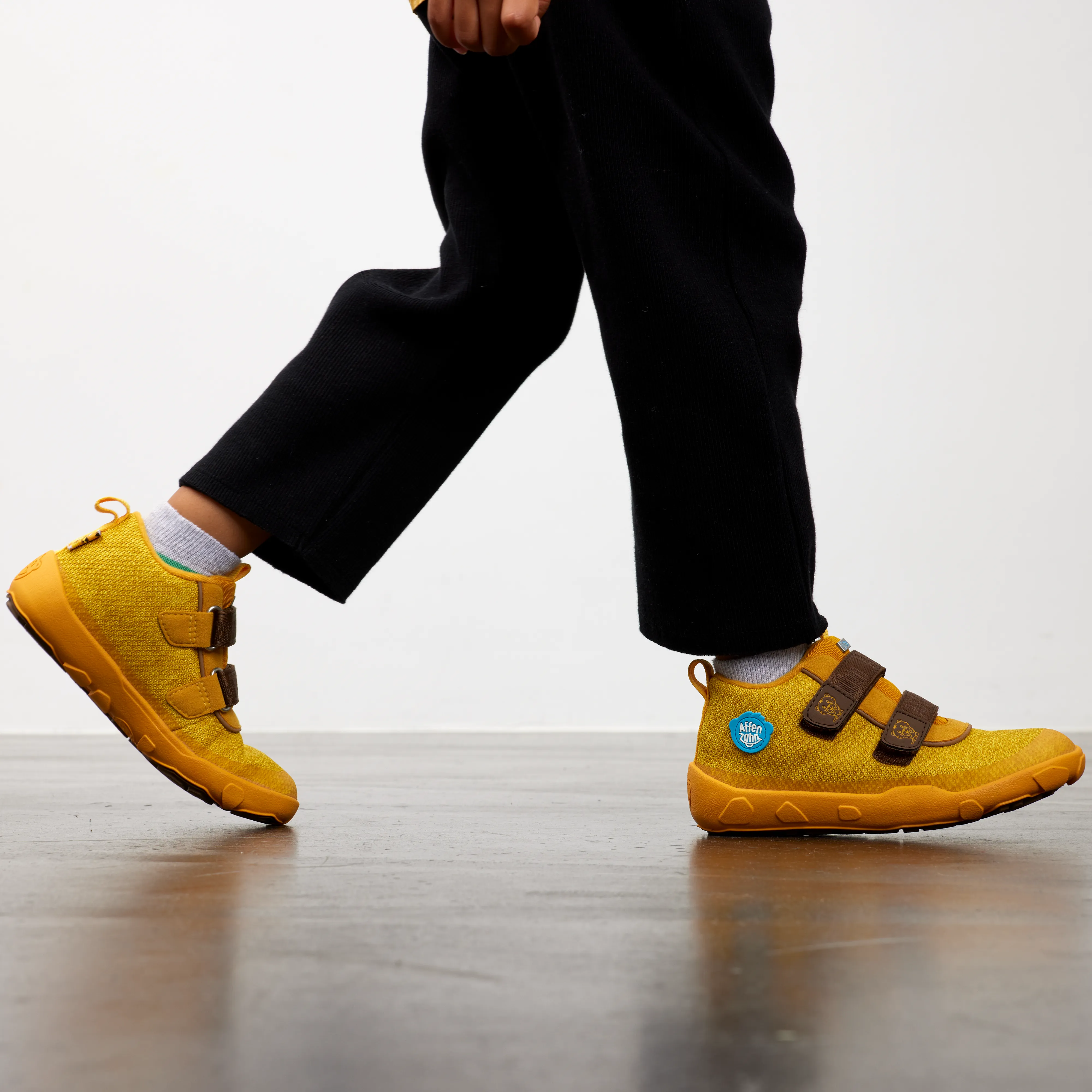 Affenzahn Low Boot Knit Happy  Overgangssko  Tiger