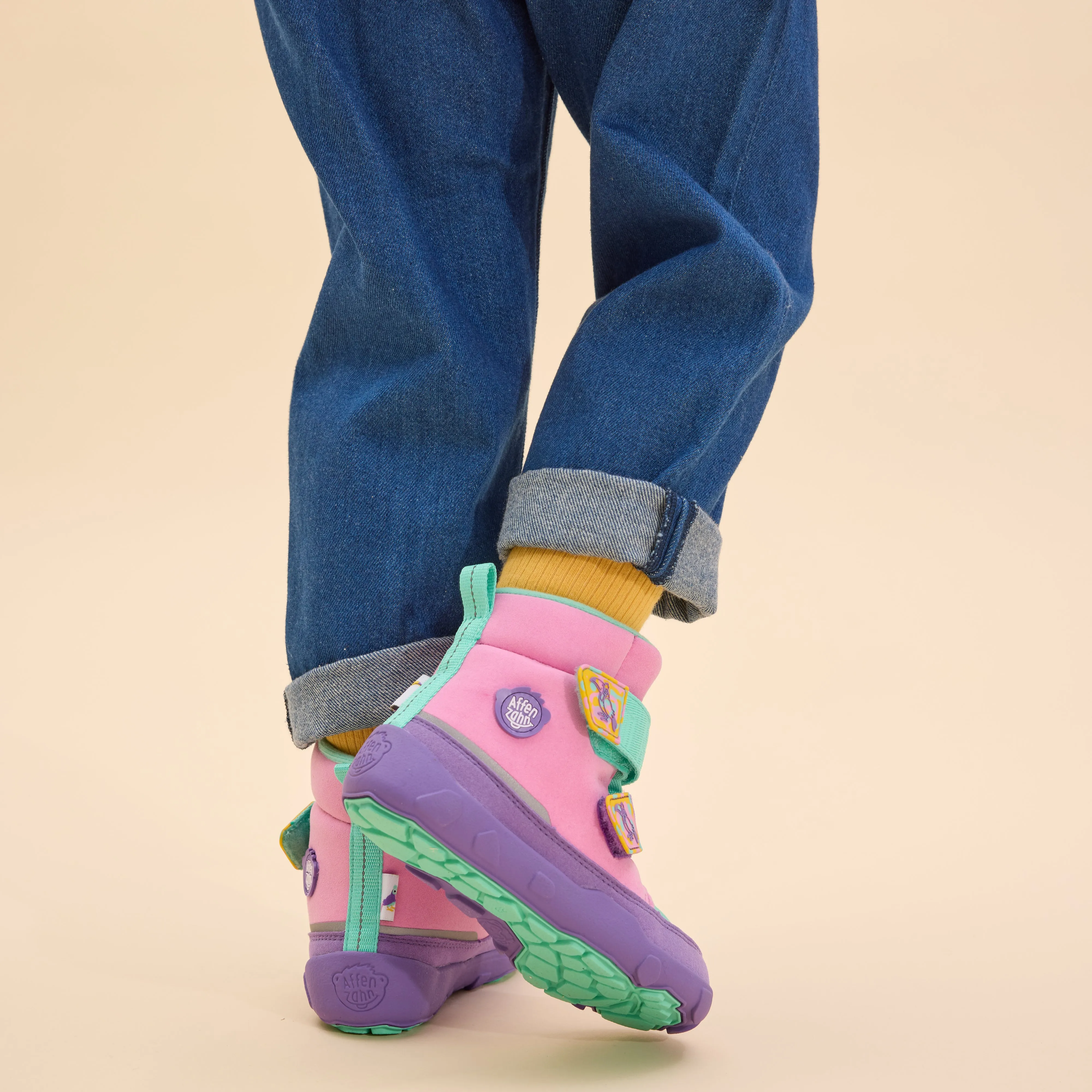 Affenzahn Mid Boot Vegan Comfy  Creative Toucan