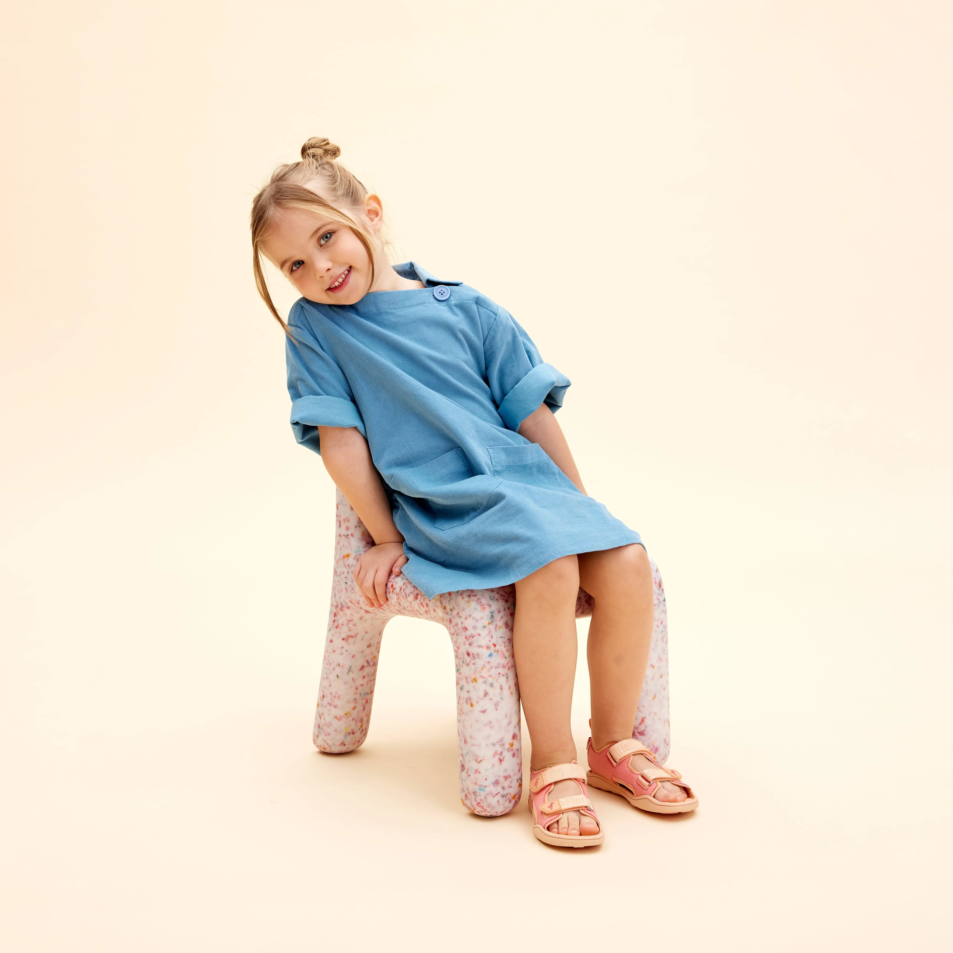 Affenzahn Vegan Airy  Brnesandaler  Flamingo
