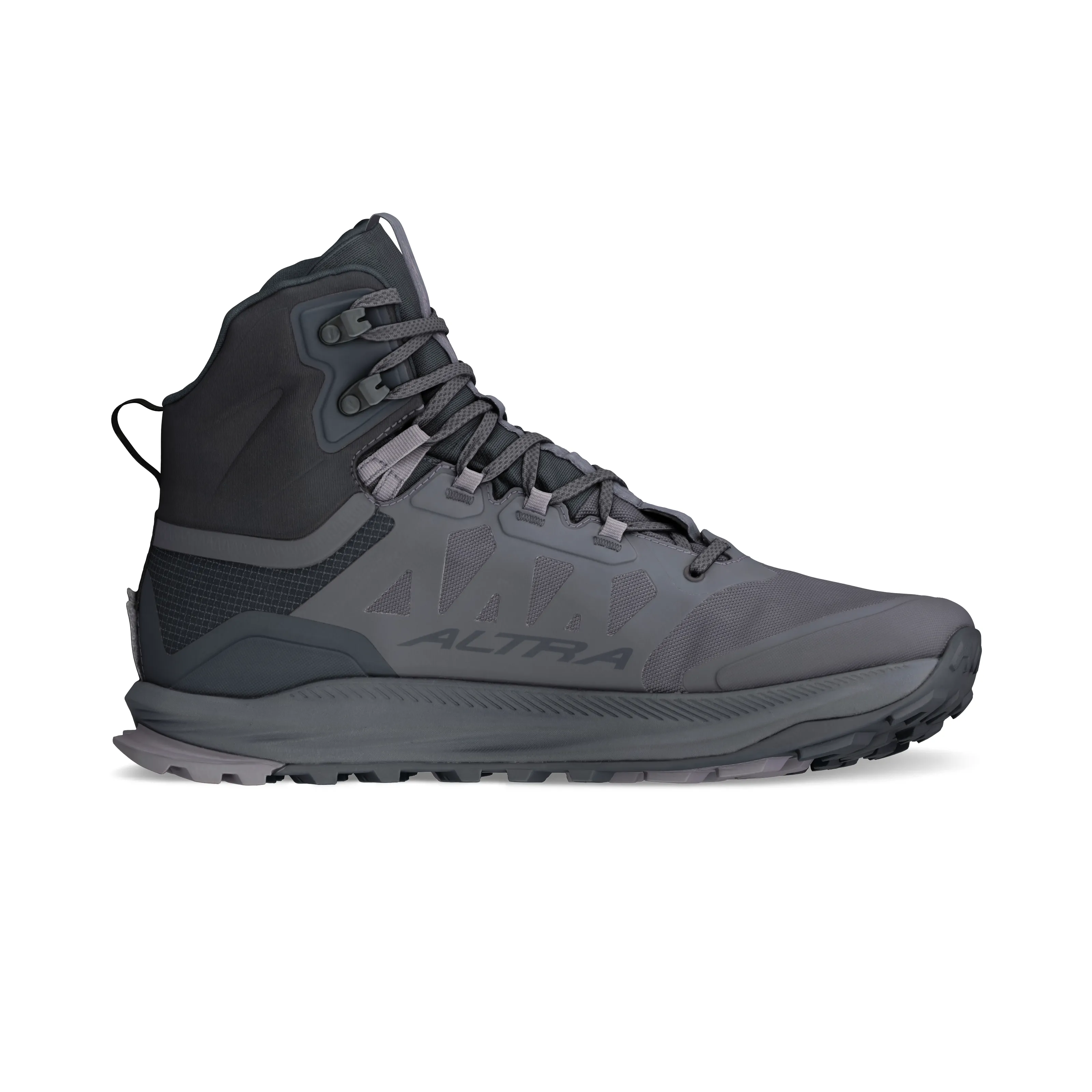 Altra Lone Peak 9 Waterproof Mid Mens  Black/Gray