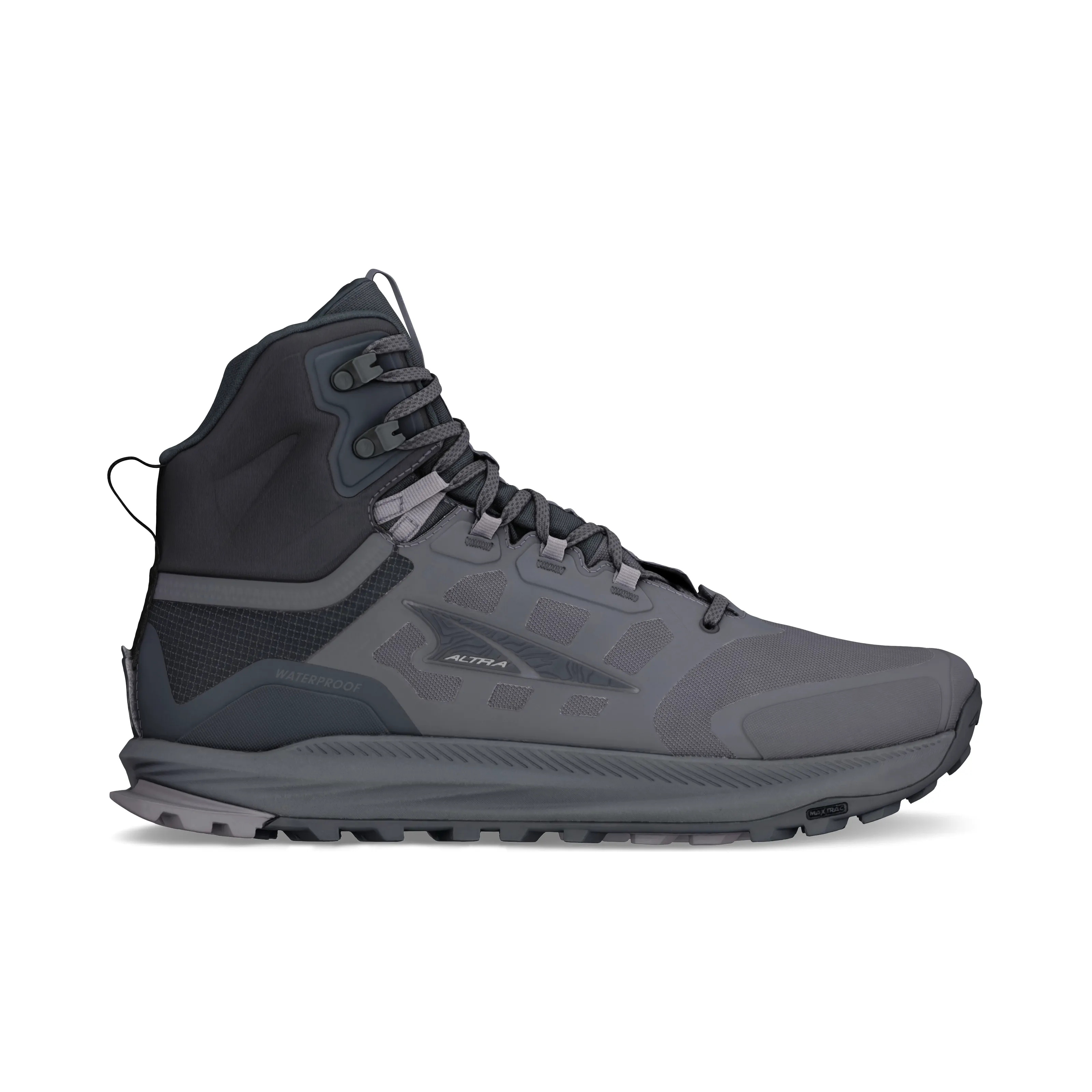 Altra Lone Peak 9 Waterproof Mid Mens  Black/Gray