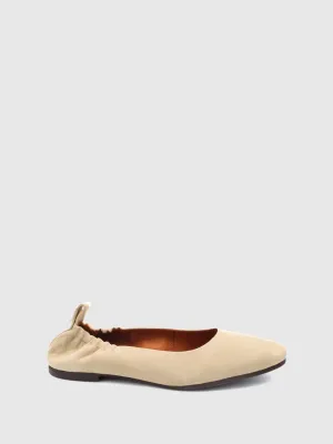 Beige Classic Ballerinas