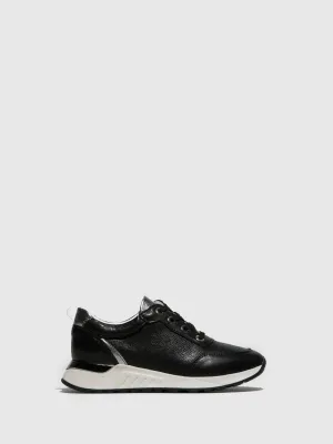 Black Lace-up Trainers