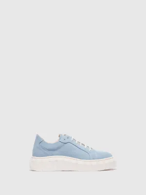 Blue Lace-up Trainers