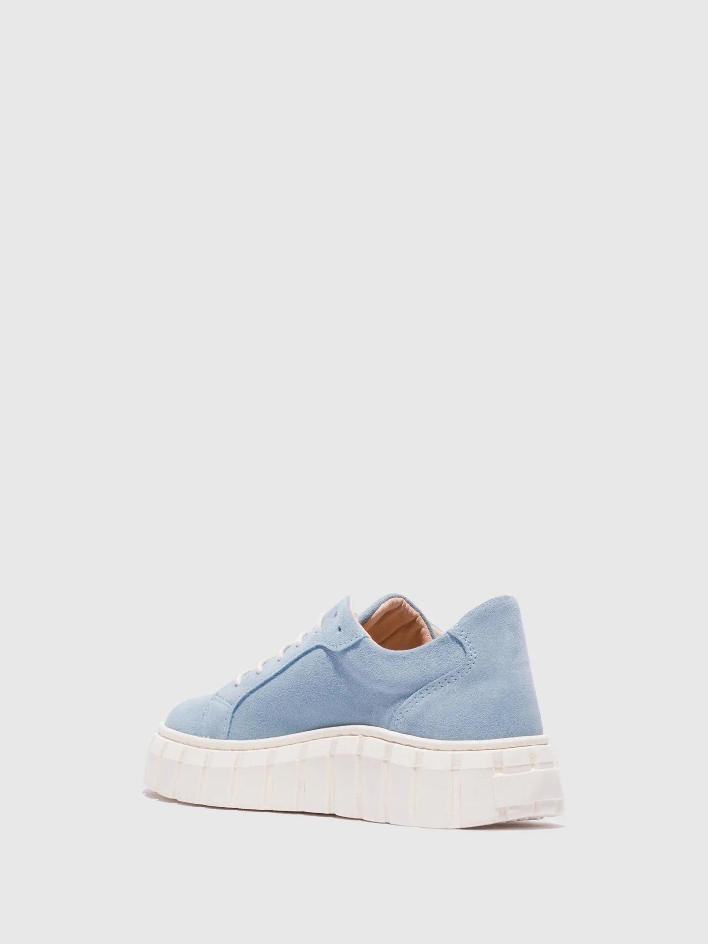 Blue Lace-up Trainers
