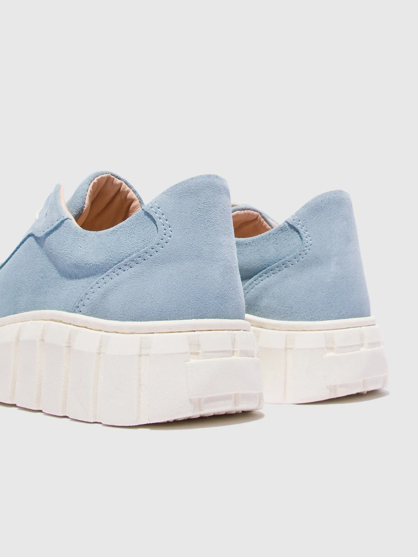 Blue Lace-up Trainers