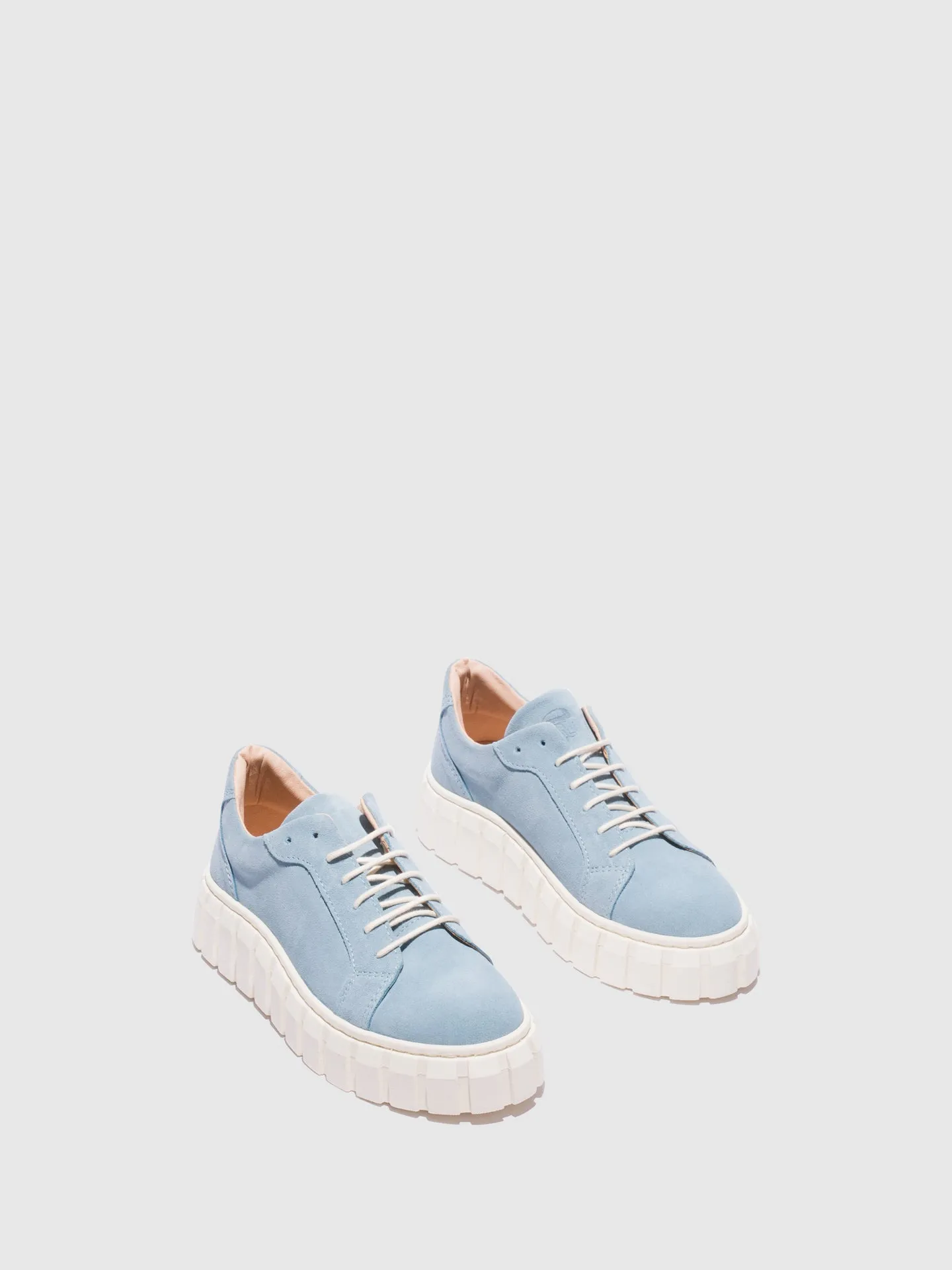 Blue Lace-up Trainers