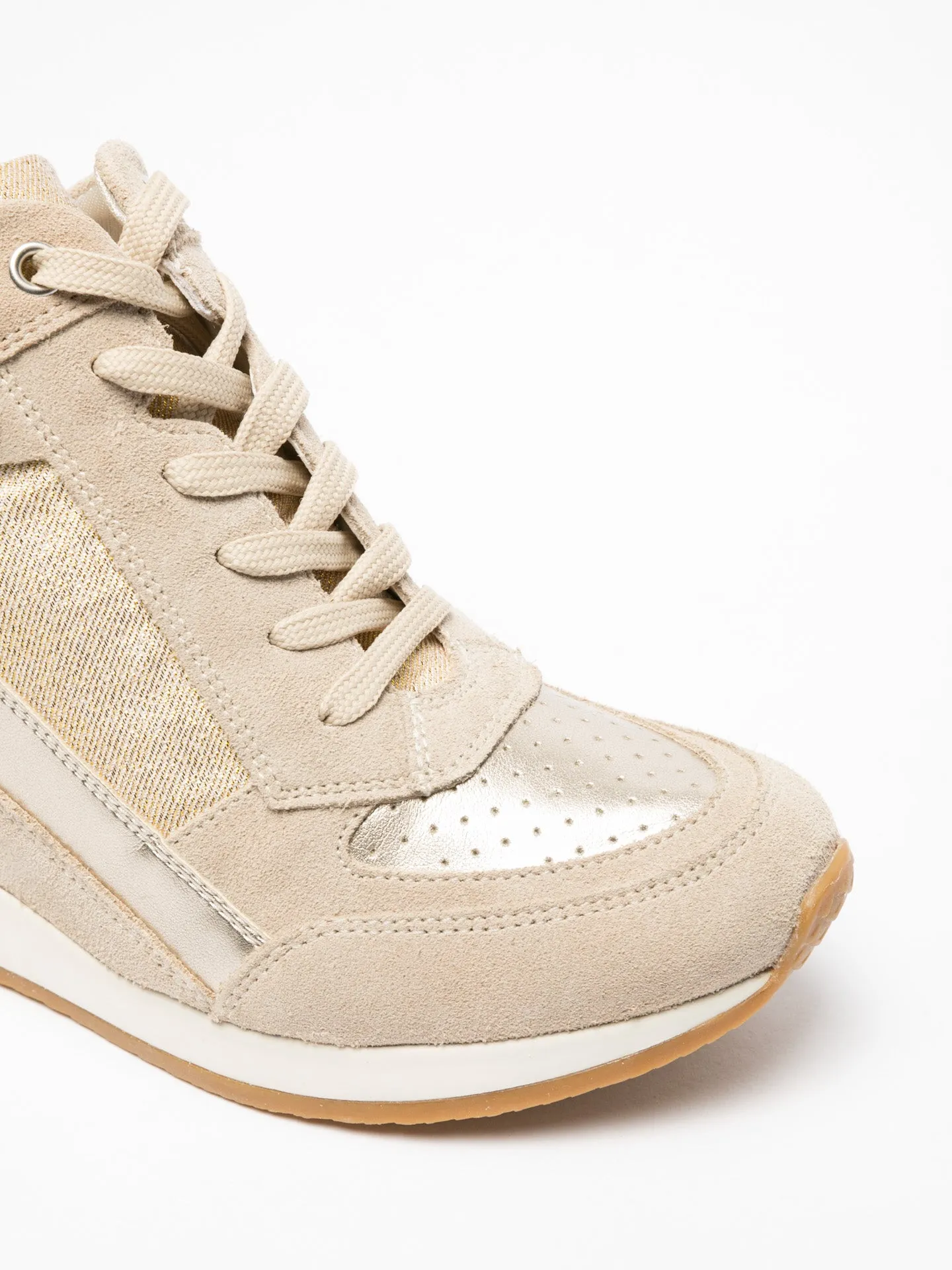 Brown Lace-up Trainers