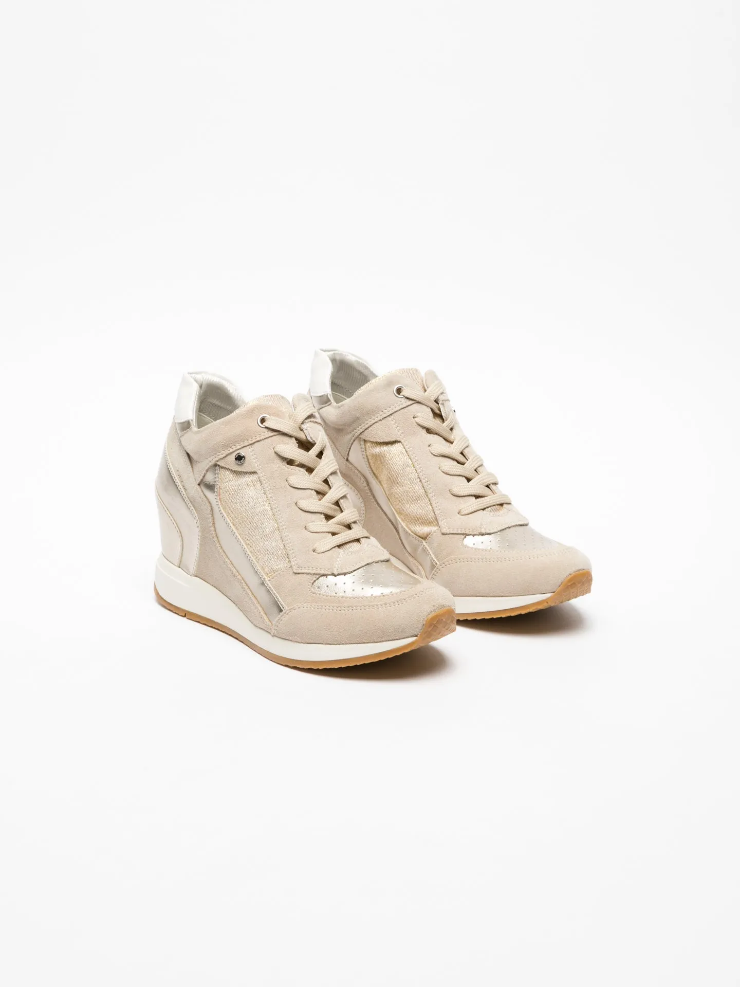 Brown Lace-up Trainers