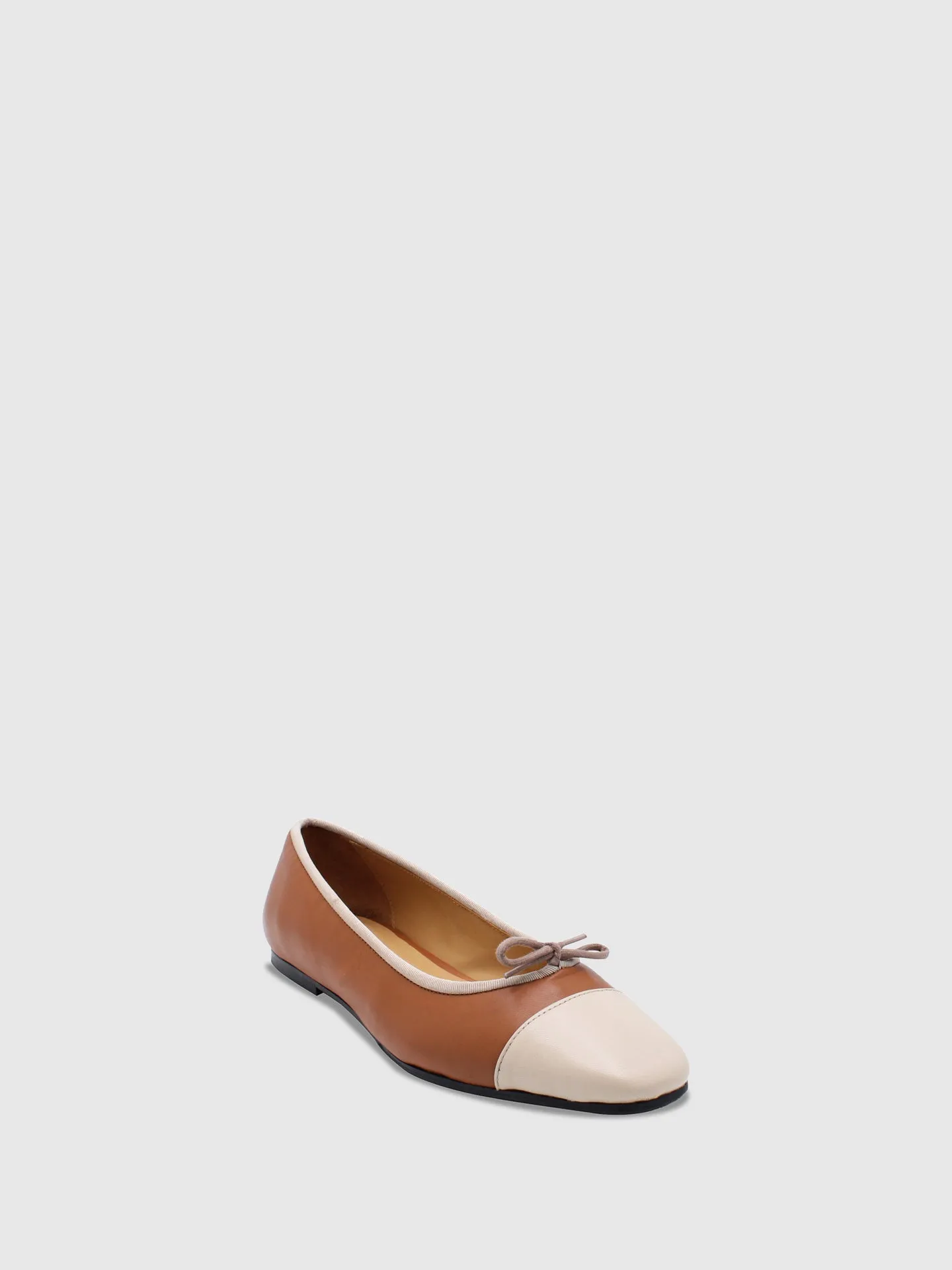 Camel Bow Ballerinas