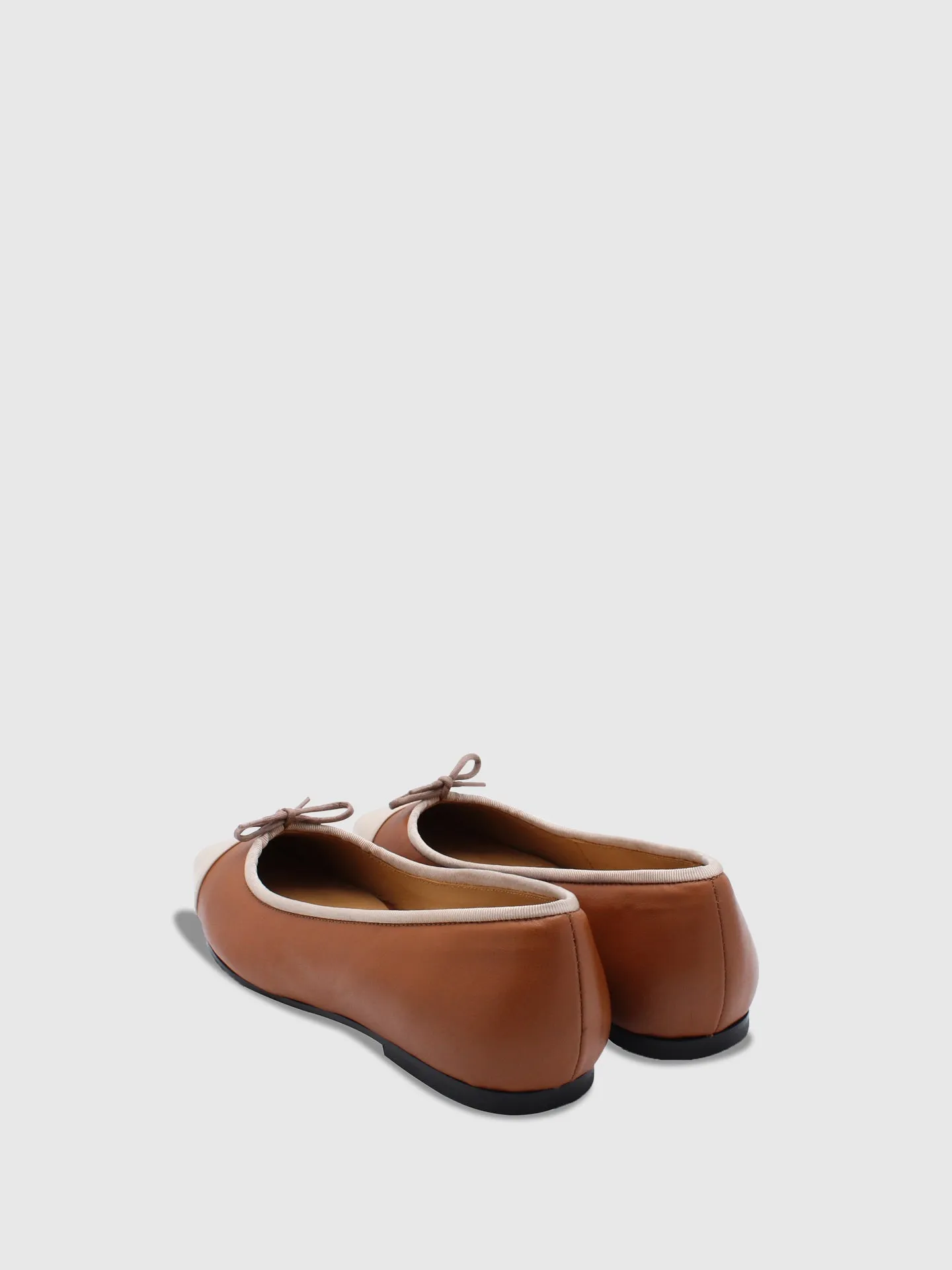 Camel Bow Ballerinas