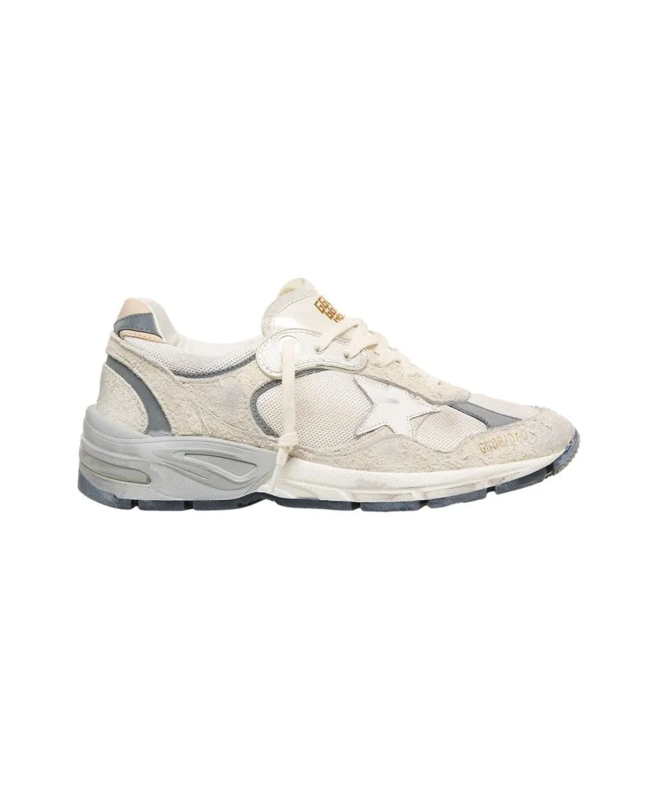 Contrasting Leather And Mesh 'Dad-Star' Sneakers
