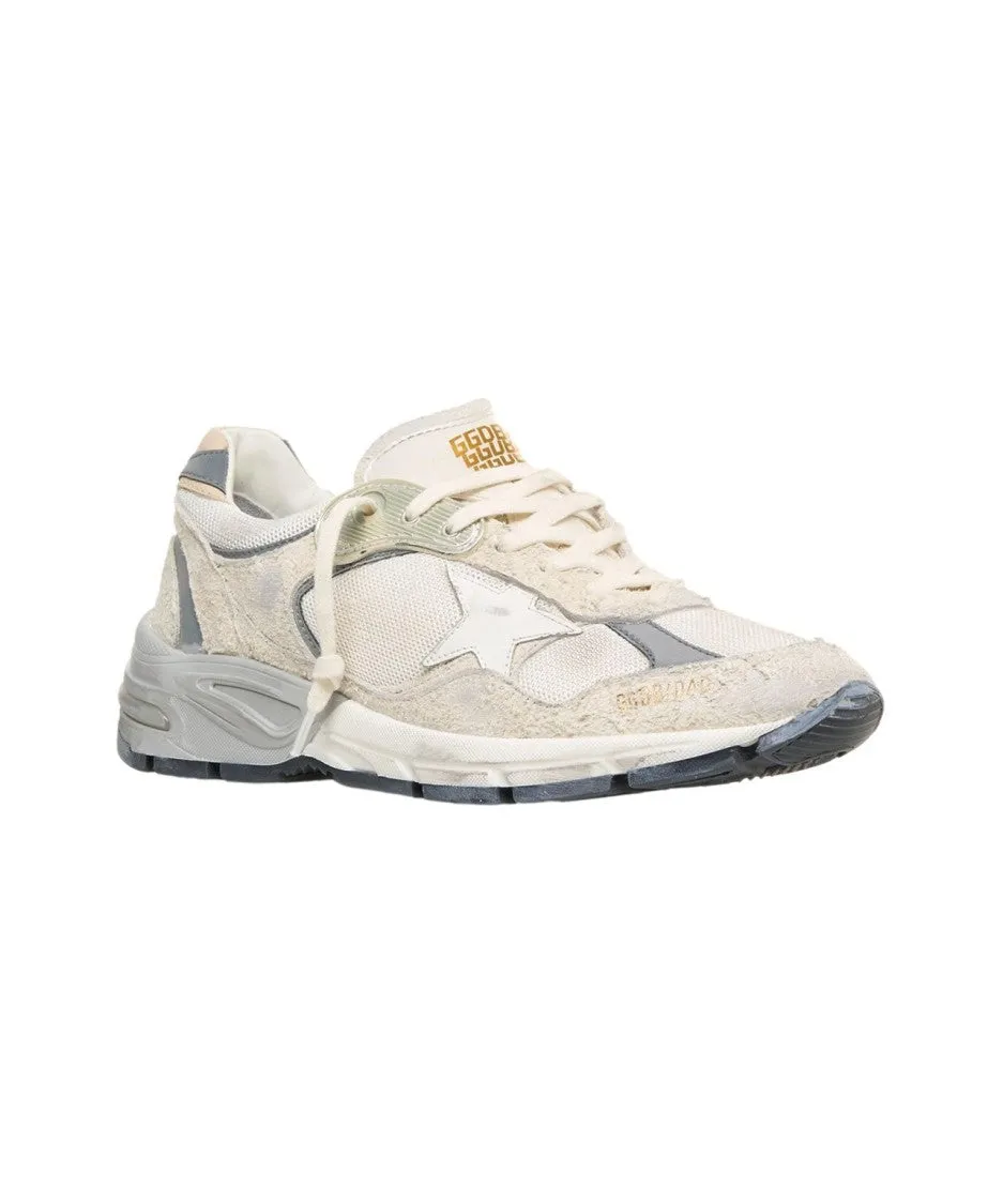 Contrasting Leather And Mesh 'Dad-Star' Sneakers