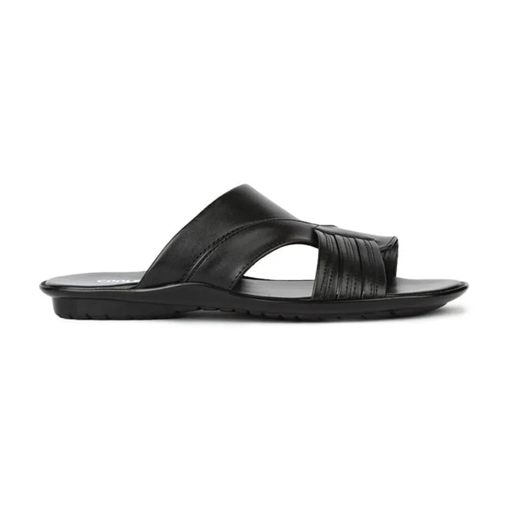 Coolers Black Casual Slipper For Men COOL99-81 By Liberty