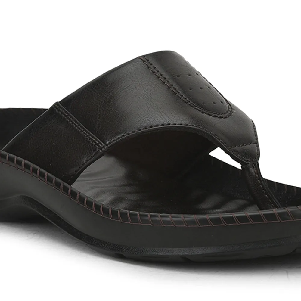 Coolers Brown Casual Slipper For Men META-1 By Liberty