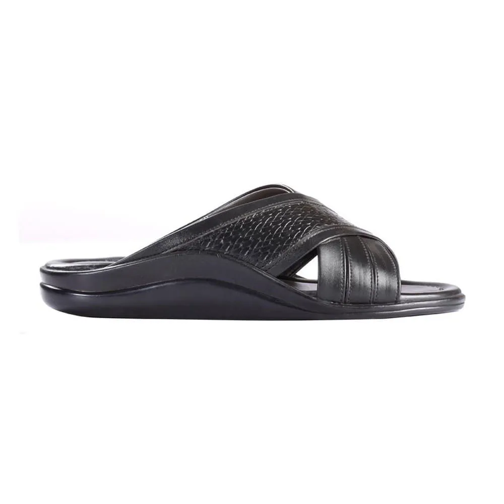 Coolers Casual Black Slippers For Men DON By Liberty