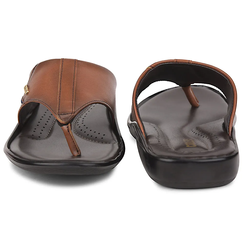 Coolers Tan Casual Slipper For Men COMFORT-3 By Liberty
