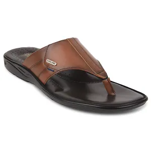 Coolers Tan Casual Slipper For Men COMFORT-3 By Liberty