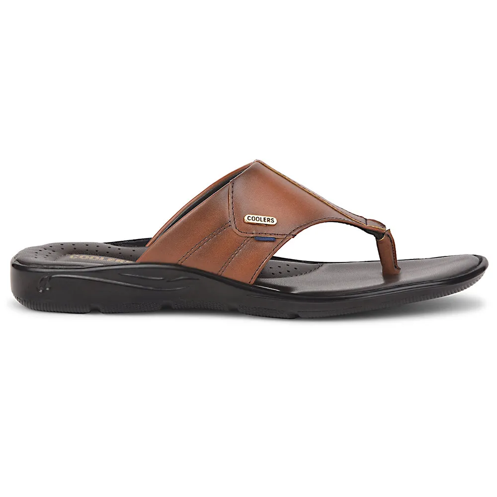 Coolers Tan Casual Slipper For Men COMFORT-3 By Liberty