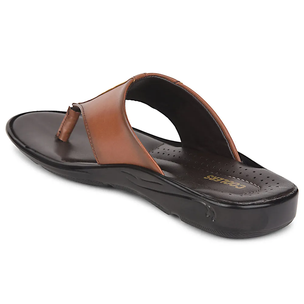 Coolers Tan Casual Slipper For Men COMFORT-3 By Liberty