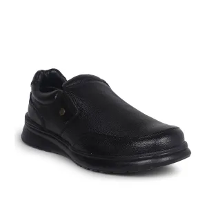 Fortune Black Formal Non Lacing Shoes For Men DEOX-1E By Liberty