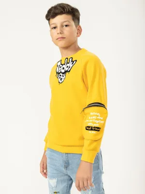 GRAPHIC TEDDY FASHION SWEATSHIRT
