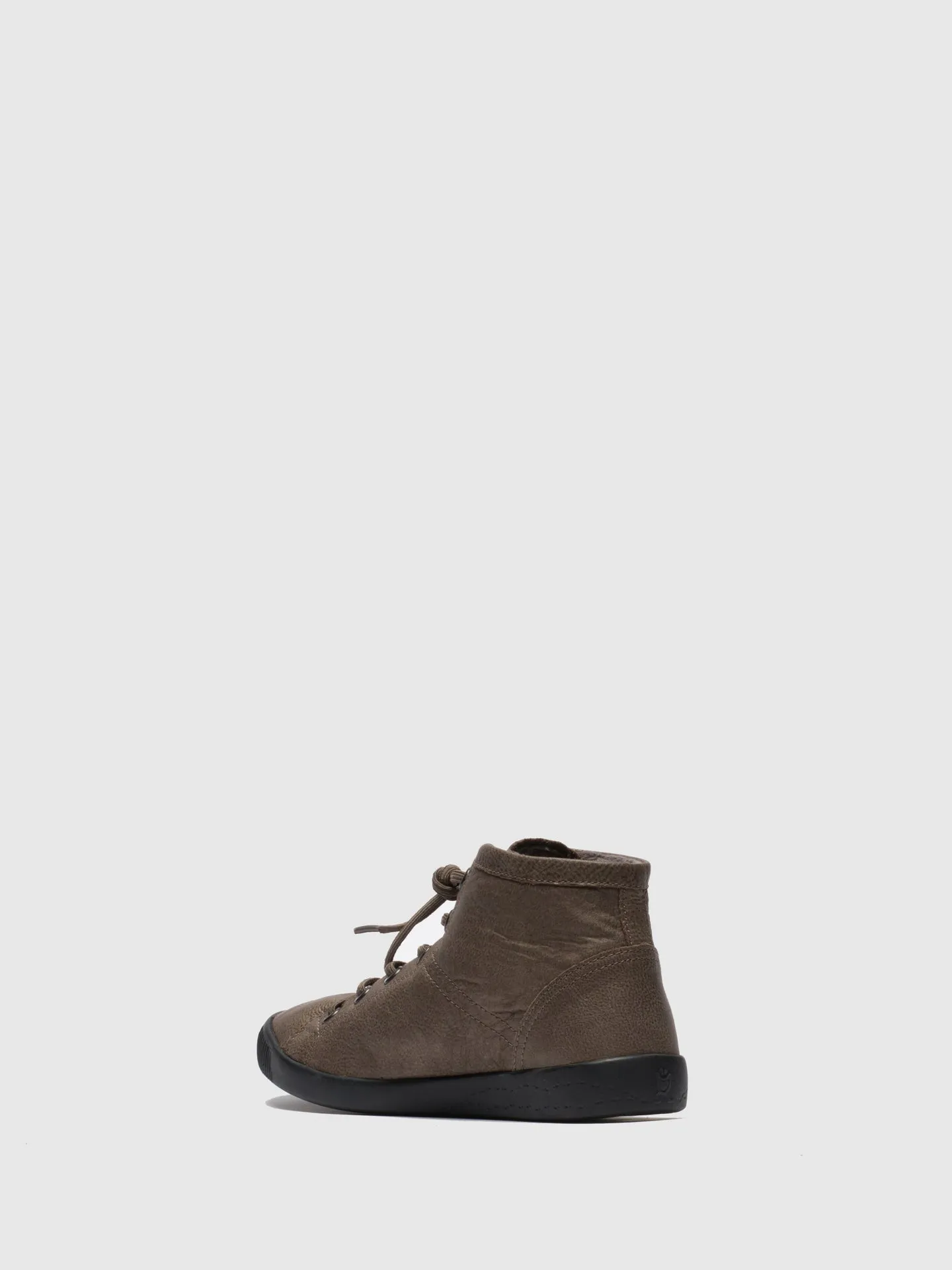 Gray Hi-Top Trainers