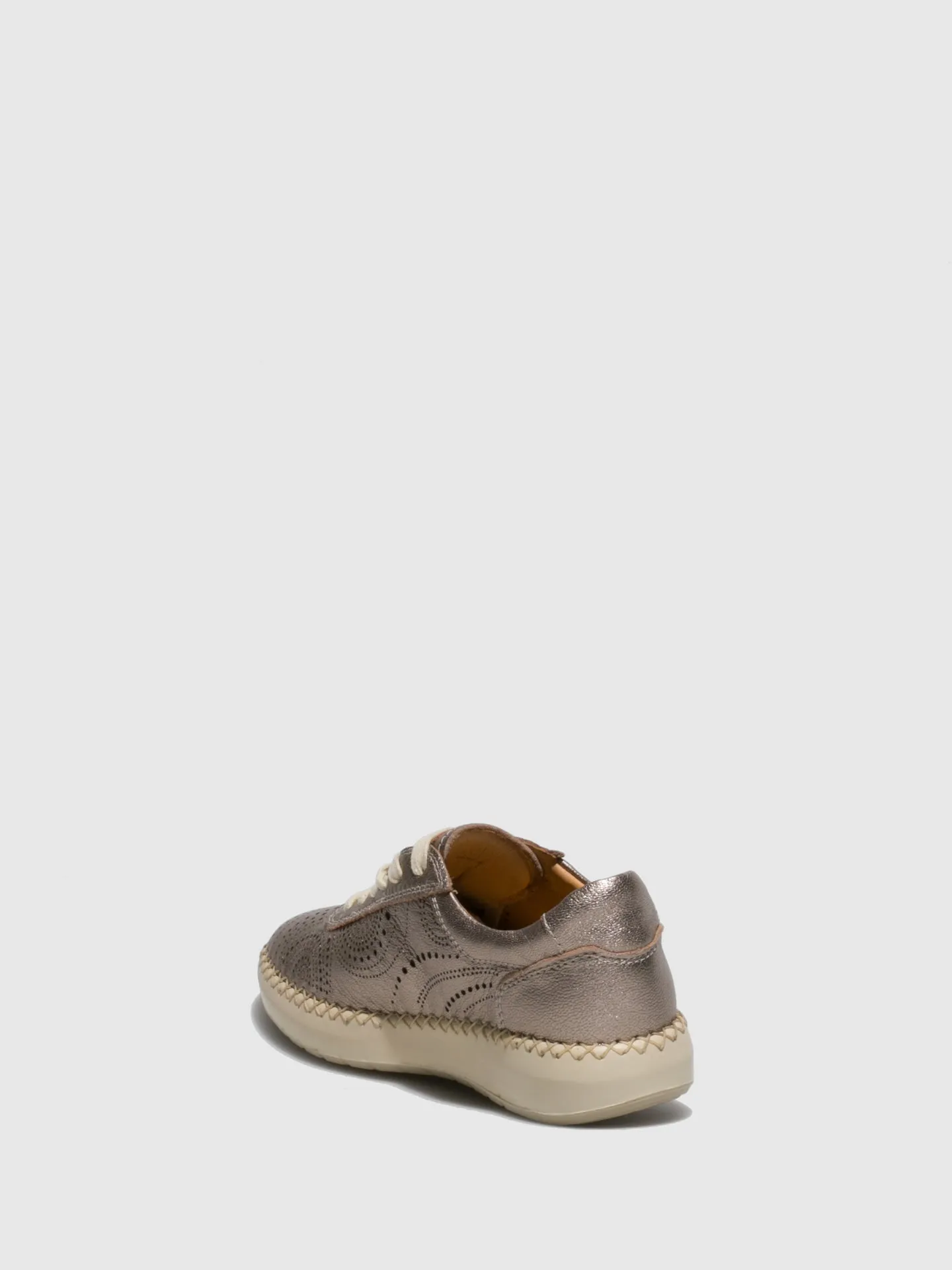 Gray Lace-up Trainers