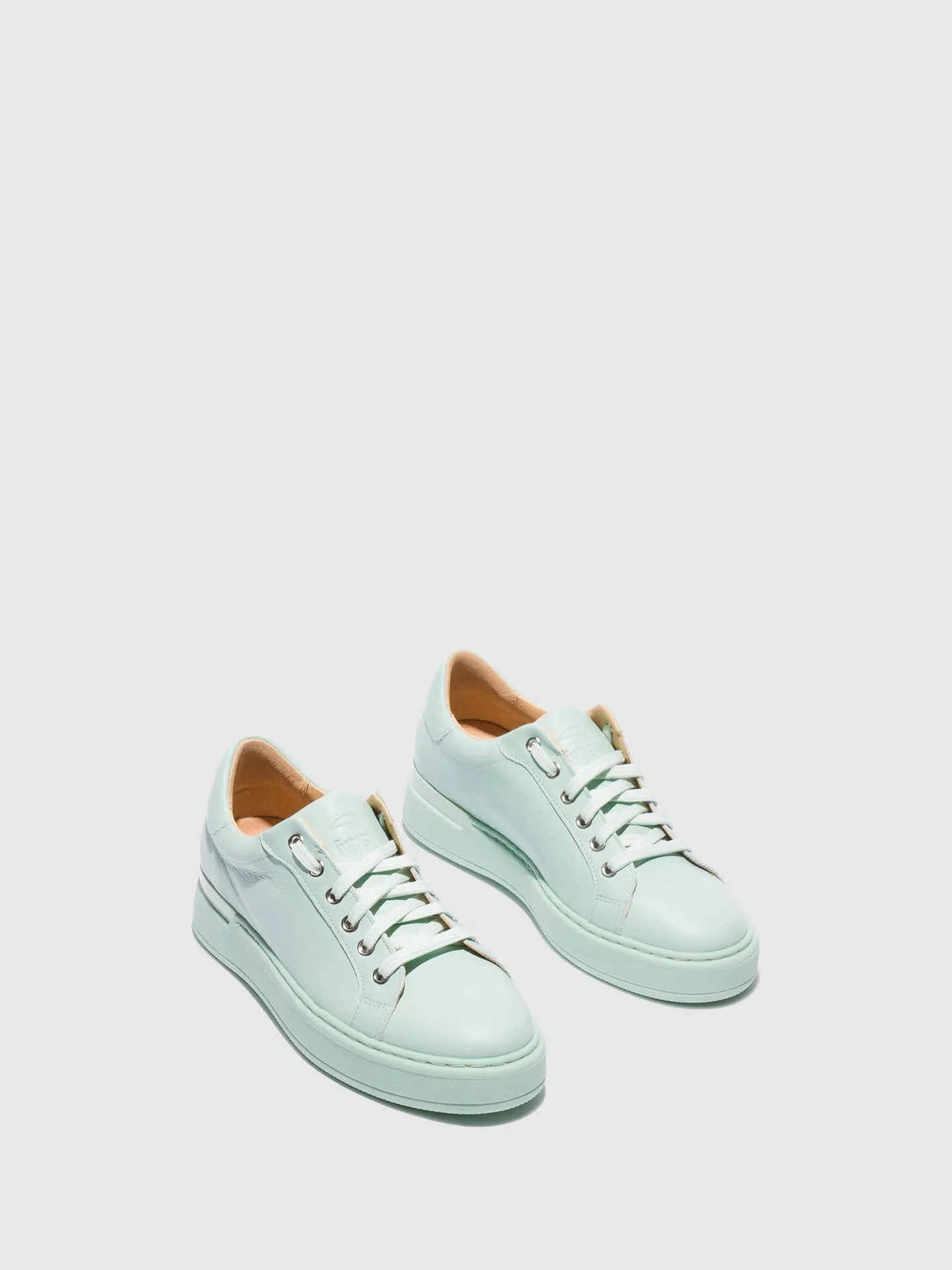 Green Lace-up Trainers