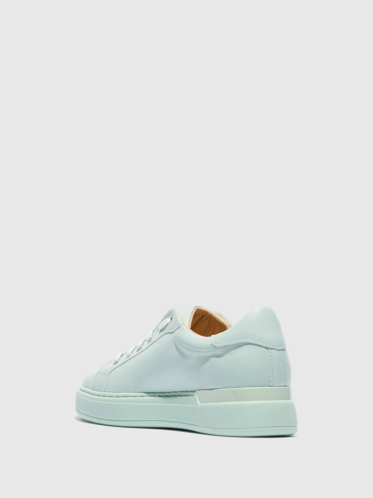 Green Lace-up Trainers
