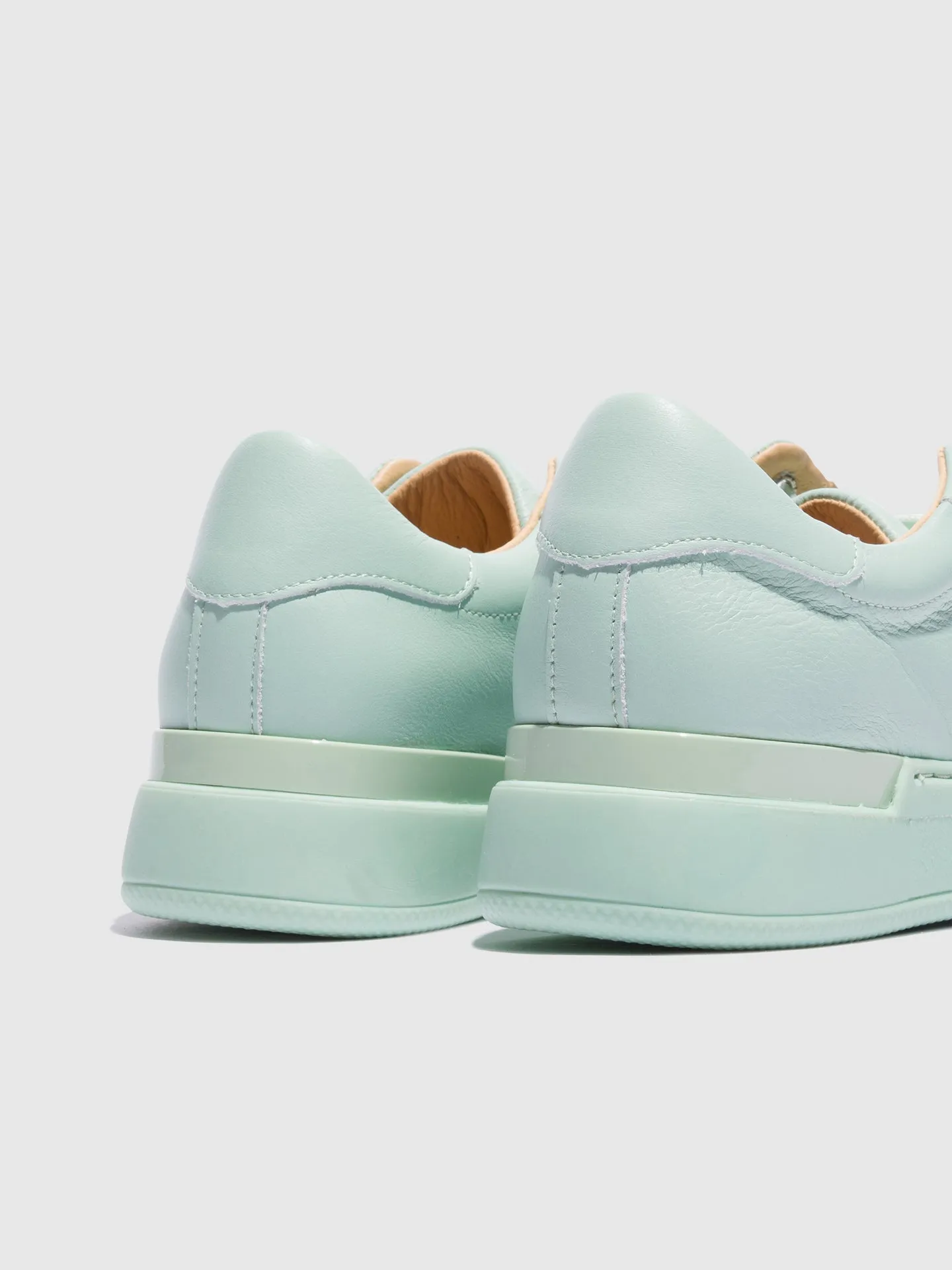 Green Lace-up Trainers