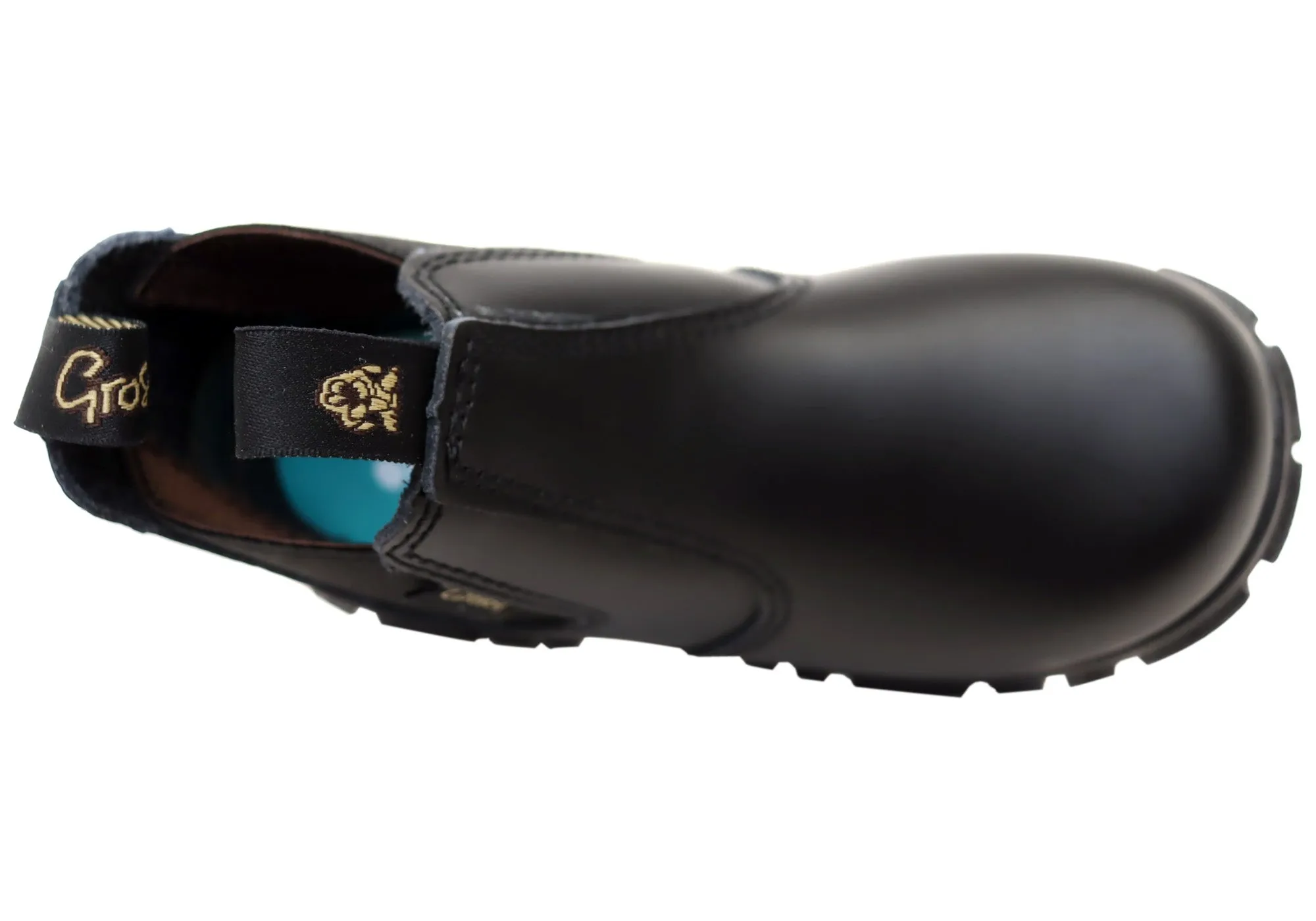 Grosby Ranch Junior Kids/Youths Pull On Leather Boots