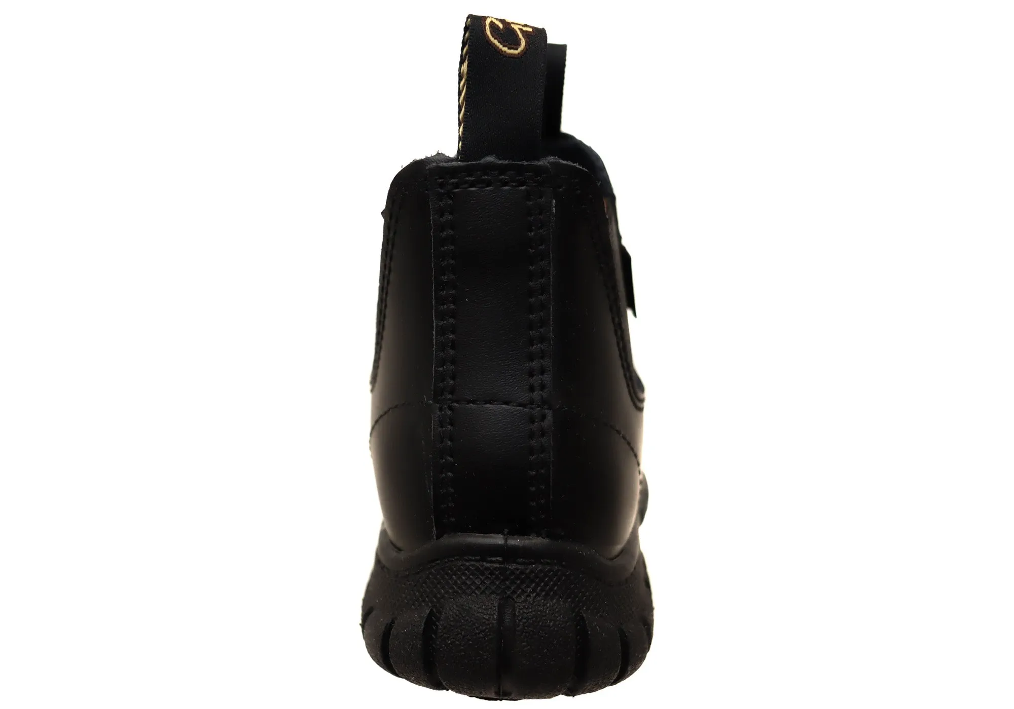 Grosby Ranch Junior Kids/Youths Pull On Leather Boots