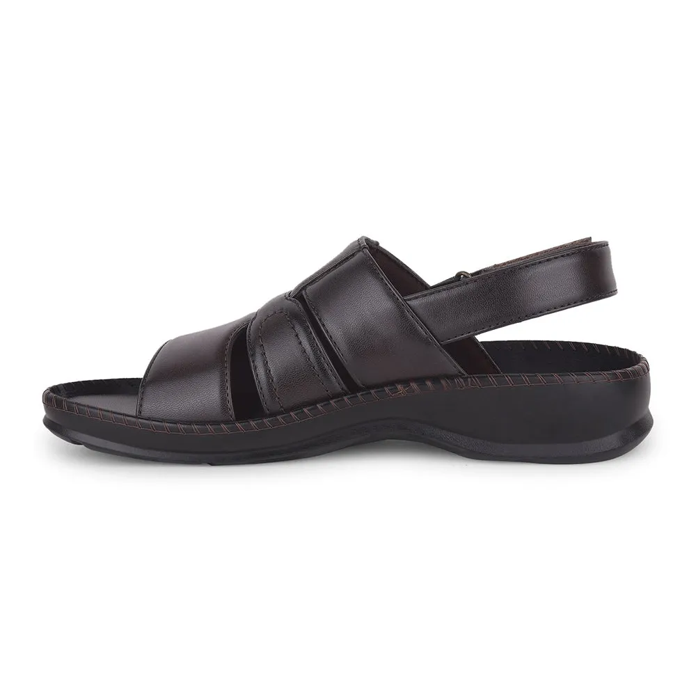 Healers Brown Casual Sandal For Men STARC-1E By Liberty