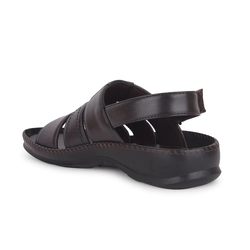 Healers Brown Casual Sandal For Men STARC-1E By Liberty