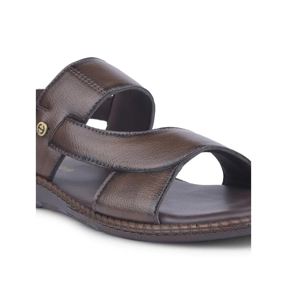 Healers Brown Casual Sandal For Men VCL-103 By Liberty
